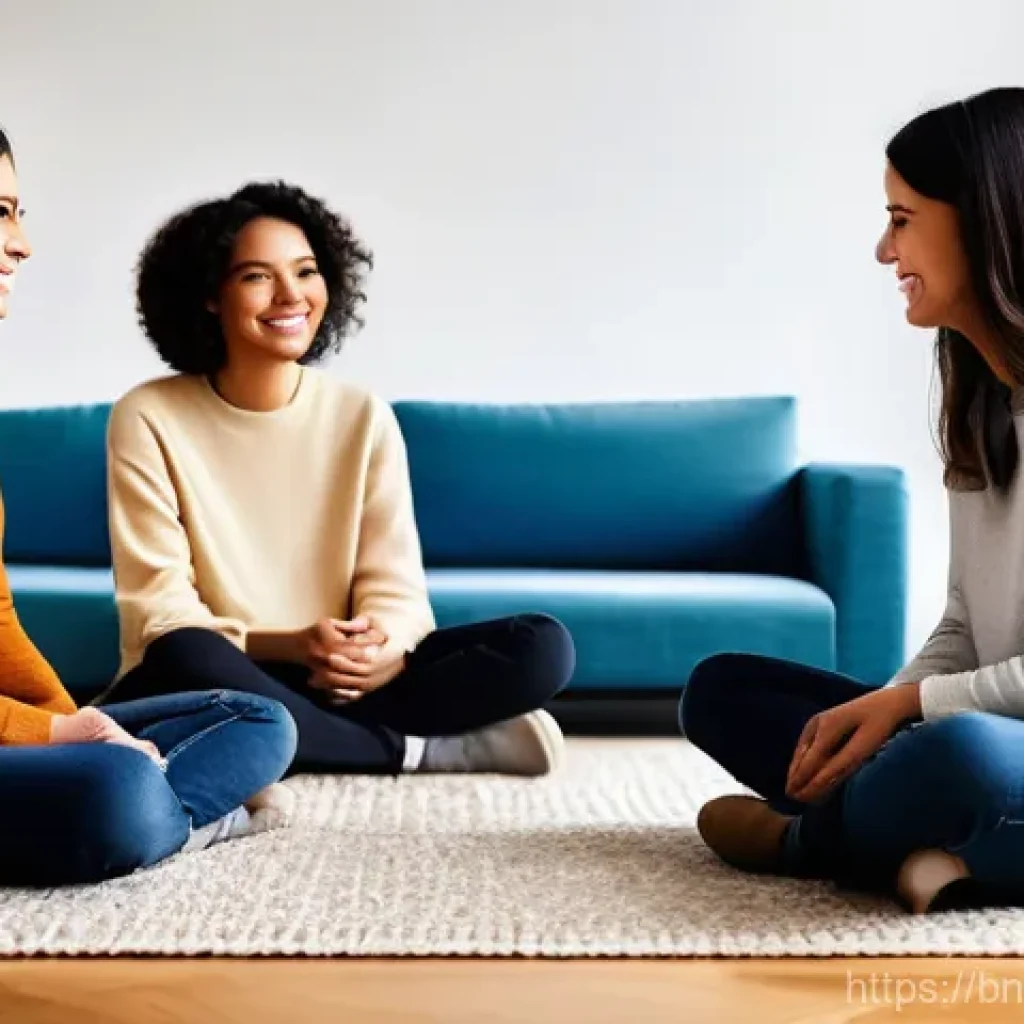 자기 수용을 위한 지원 그룹 참여하기 - **Prompt 1: A Serene Support Group Gathering**
"A diverse group of five adults (20s-60s, mixed g...